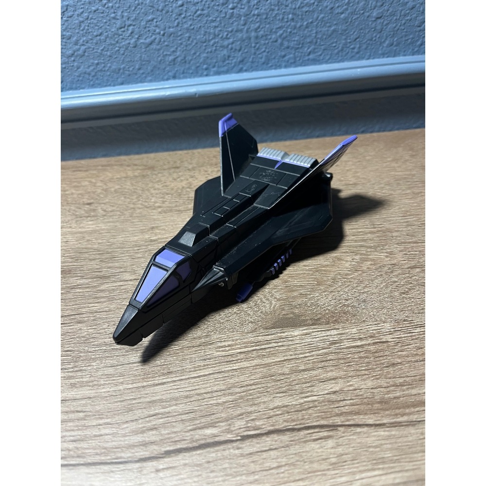 1994 Mattel Micro Machines Star Force Black Jet Fighter Vehicle Toy